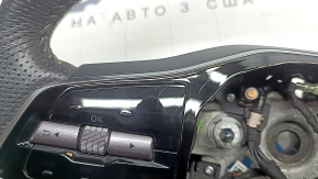 Кермо голе Nissan Ariya 23-26 шкіра чорна з підігрівом без автопілота, з кнопками, подряпини