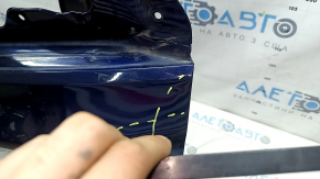 Двері багажника голі Honda CRV 17-22 під електро, синій B-588P, зам'яті, надрив металу, лопнули герметик