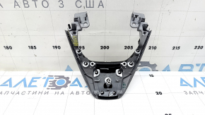 Накладка руля нижняя Honda CRV 19-21 черная с хром, царапины