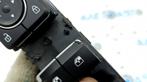 Управління склопідйомником переднім лівим Hyundai Santa FE 19-23 чорне, 2 auto, під захист дітей, поліз хром