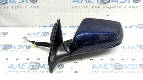 Зеркало боковое левое в сборе Honda CRV 17-22 9 пинов, поворотник, BSM, подогрев, синее, в клее