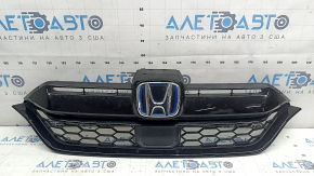 Решетка радиатора grill в сборе Honda CRV 20-22 со значком, hybrid, под радар, царапины на эмблеме