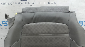 Обшивка подушки сидіння водія Honda CRV 17-22 шкіра сіра, з перфорацією і підігрівом, під хімчистку