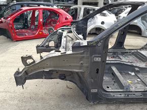 Четверть передняя левая Hyundai Santa FE 21-23 на кузове, графит, тычки