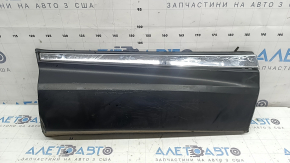 Накладка дверей нижня задня права Honda CRV 17-22 Touring, структура з хром молдингом, подряпини, прим'ята