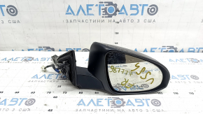 Зеркало боковое правое в сборе Toyota Camry v55 15-17 5 пинов, подогрев, черное