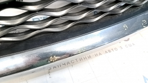 Решетка радиатора grill в сборе Infiniti QX50 19-25 без эмблемы, без камеры, песок, тычки, царапина