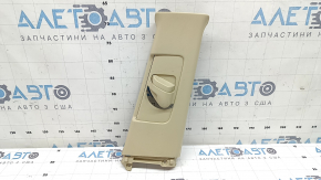 Накладка центральної стійки верхній ремінь права Toyota Camry v55 15-17 usa бежева, подряпини