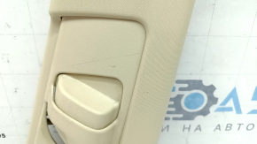 Накладка центральної стійки верхній ремінь права Toyota Camry v55 15-17 usa бежева, подряпини
