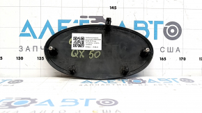 Эмблема решетки радиатора grill Infiniti QX50 19-25 под дистроник, затерта, трещины