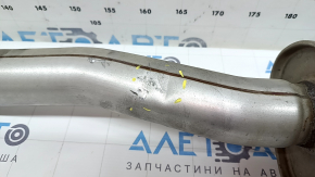 Випускна траса середня частина з каталізатором Hyundai Tucson 22-24 1.6T HEV без патрубків, вм'ятини