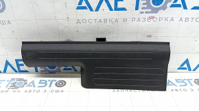 Накладка порога задняя правая Hyundai Santa FE 21-23 черная, царапины, потерта, сломано крепление