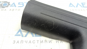 Накладка порога задняя правая Hyundai Santa FE 21-23 черная, царапины, потерта, сломано крепление