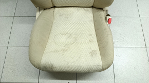 Пассажирское сиденье Toyota Camry v55 15-17 usa без airbag, LE, механич, ткань бежевое, под химчистку