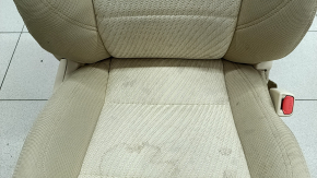 Пассажирское сиденье Toyota Camry v55 15-17 usa без airbag, LE, механич, ткань бежевое, под химчистку