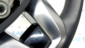 Кермо голе Hyundai Santa FE 21-23 шкіра чорна, без кнопок і пелюсток, подряпини, вм'ятини