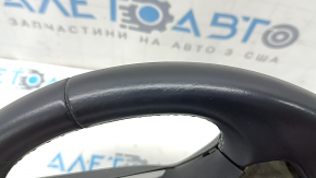 Кермо голе Hyundai Santa FE 21-23 шкіра чорна, без кнопок і пелюсток, подряпини, вм'ятини