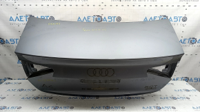 Кришка багажника Audi A4 B8 13-16 рест седан без спойлера, срібло LX7P, пофарбована в 0.3-0.35
