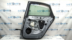 Двері в зборі задня права Audi A4 B8 09-16 седан, срібло LX7P, keyless, в клеї