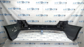Бампер задній голий Audi A4 B8 13-16 під парктроніки S-Line, срібло, без заглушки, в клеї