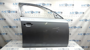 Дверь голая передняя правая Audi A4 B8 09-16 серебро LX7P, тычки