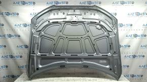 Капот голый Audi A4 B8 13-16 рест, сталь, серебро LX7P, коррозия, тычка