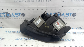 Фара передняя правая в сборе Audi A4 B8 13-16 рест ксенон led, под полировку, желтит led