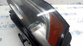 Фара передняя правая в сборе Audi A4 B8 13-16 рест ксенон led, под полировку, желтит led