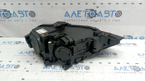 Фара передня ліва в зборі Audi A4 B8 13-16 рест ксенон led, під полірування, подряпини, жовтий led