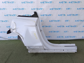 Порог кузова металл правый Ford Mustang mk6 15-23 купе, отпилена, белый, тычки