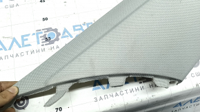 Накладка задней стойки левая Audi A4 B8 13-16 рест седан, светло серый, под химчистку