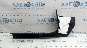 Накладка порога внутренняя передняя правая Audi A4 B8 08-16 седан, черная, потерта