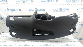 Торпедо передняя панель с AIRBAG Audi A4 B8 13-16 черная рест