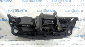 Торпедо передняя панель с AIRBAG Audi A4 B8 13-16 черная рест