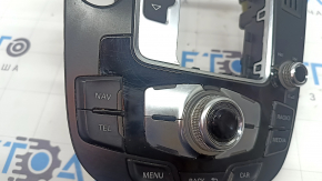 Накладка шифтера Audi A4 B8 13-16 рест под start/stop с управлением медии, царапины