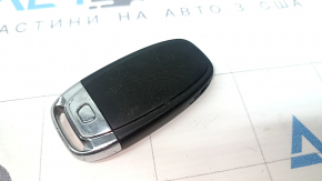 Ключ Audi A4 B8 08-16 smart 4 кнопки, тычки на хроме, царапины