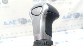 Ручка КПП Audi A4 B8 13-16 рест шкіра чорна, подряпини, потерта