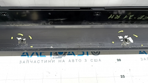 Комплект порогів підніжки Hyundai Santa FE 19-23 структура з хром, тріщини, подряпини, надламане кріплення, корозія кронштейнів