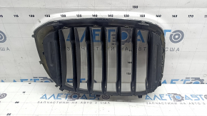 Решітка радіатора grill ліва BMW X3 G01 18-21 ніздря, хром обрамлення + чорна решітка, M-Sport