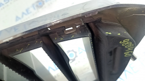 Решетка радиатора grill правая BMW X3 G01 18-21 ноздря, хром обрамление+ черная решетка, треснута, сломаны крепления, сломаны защелки креплений