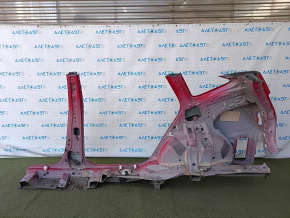 Четверть крыло задняя правая Toyota Prius V 12-17 отпилена, с центральной стойкой, красная, тычки