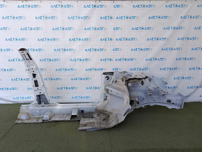 Четверть передняя левая Ford Fusion mk5 13-20 отпилена, с центральной стойкой, белая без верхней стойки