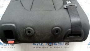 Спинка заднього ряду 2 ряд ліва BMW X3 G01 18-21 шкірозамінник чорний, з чорним ременем, під хімчистку