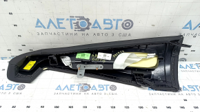 Подушка безпеки airbag заднього правого сидіння BMW X5 G05 19-23 шкіра чорна, складки