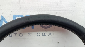 Руль голый BMW X3 G01 18-24 кожа, черный, без подогрева, с лепестками, потерт, царапины