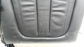 Спинка заднего ряда 2 ряд левая BMW X5 G05 19-22 под 2 ряда, кожа черная SCHWARZ, с подогревом, с ремнем, под химчистку, потерта