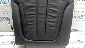 Спинка заднего ряда 2 ряд правая BMW X5 G05 19-22 под 2 ряда, кожа черная SCHWARZ, с подогревом, под химчистку