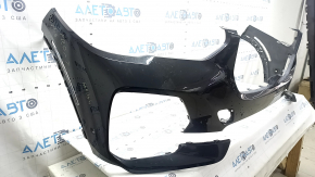 Бампер передний голый BMW X5 G05 19-23 под парктроники и PMA, черный 475, царапины