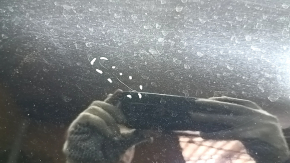 Дверь в сборе задняя левая Tesla Model 3 18-20 черный PBSB, сколы, царапины