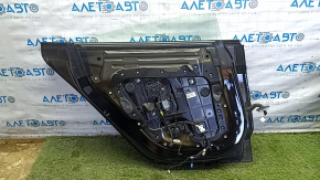 Дверь в сборе задняя левая Tesla Model 3 18-20 черный PBSB, сколы, царапины